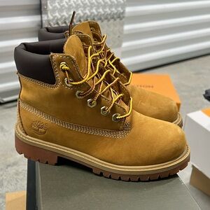 Timberland Kids Brown and Black Boots